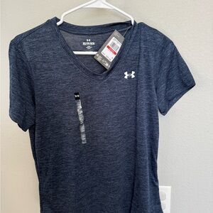 Under Armour Heathered Navy Tech Tee